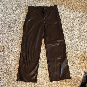 Garage Black Straight Leg Pants